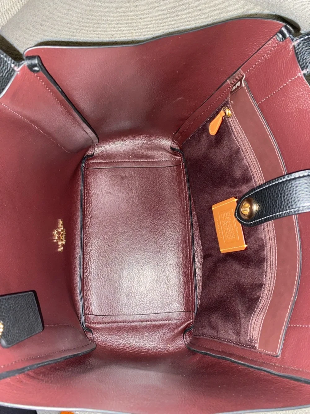 Coach Hadley Turnlock Tote - Picture 3 of 4